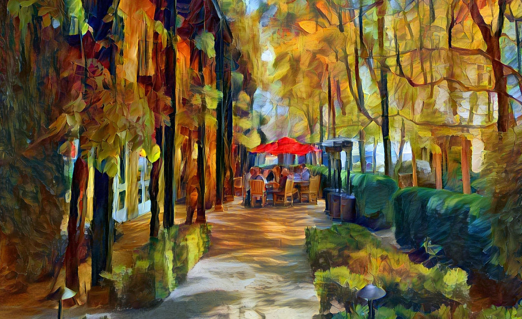 A Deep Neural Dream in Saint Helena 11x14